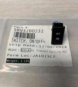 Interruptor basculante de chimenea de gas Heat & Glo - Parte #SRV32D0232 (era #060-511) - Imagen 1 de 3
