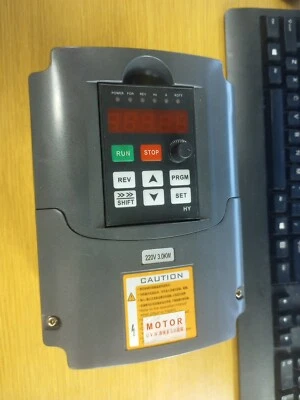Huanyang 3KW 220V VFD Inverter Variable Frequency Drive Spindle New Open Box - Image 1 of 4