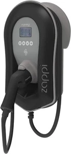 MyEnergi Zappi EV Charger (207TB) 7kW Type 2 Tethered Black- Retail $1409 - Picture 1 of 13