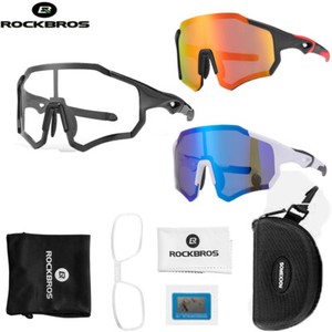 ROCKBROS Polarized Cycling Sunglasses Bike Glasses Full Frame UV400 Goggles US