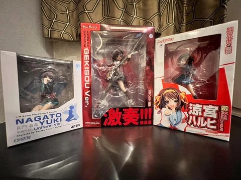 The Melancholy of Haruhi Suzumiya Haruhi Suzumiya & Yuki Nagato Figure 3 Sets Cover