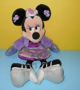 Minnie Mouse 18" Plush Doll Purple Princess Dress with Heels - Disney Parks - Picture 1 of 2