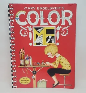 Mary Engelbreit's Color ME Coloring Book Paperback Harper Collins Publishers - Imagen 1 de 5