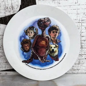 Vintage E.T. Placa de melamina de 8 pulgadas 1982 Universal City Studios películas de ciencia ficción - Imagen 1 de 4