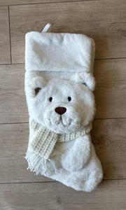Medias de oso de peluche - felpa - blanco marfil 17 pulgadas - ¡ENVÍO GRATUITO! - Imagen 1 de 3