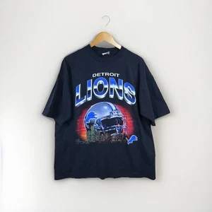 T-shirt vintage Detroit Lions grande grafica taglia uomo XL - Foto 1 di 7