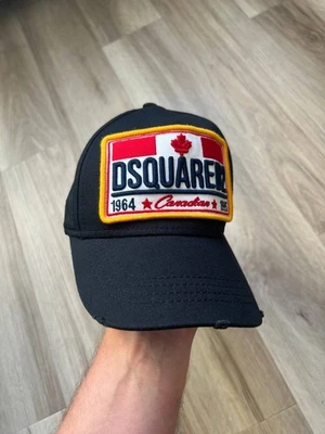 Gorra de béisbol ajustable unisex con parche con logotipo negro Dsquared2 Foto 1 de 4