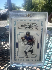 2016 National Treasures Steve Smith Sr 1/1 - Picture 1 of 2
