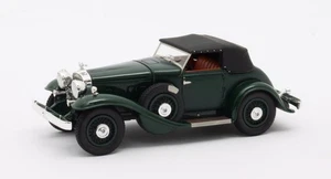 MATRIX SCALE MODELS, STUTZ DV32 Bearcat cabriolet fermé verte 1932, échelle 1... - Imagen 1 de 5
