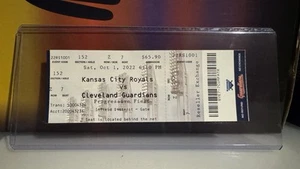 Bo Naylor CLEVELAND Guardians MLB Debut Ticket Stub 10/1/2022 - Picture 1 of 3