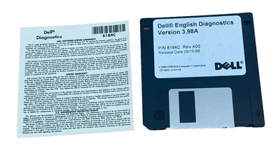 Dell English Diagnostics Version 3.98A P/N 8184C Rev A00 - Image 1 of 4