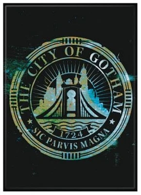 ATABOY The Batman Movie The City of Gotham Seal Logo Refrigerator Magnet NEW UNUSED