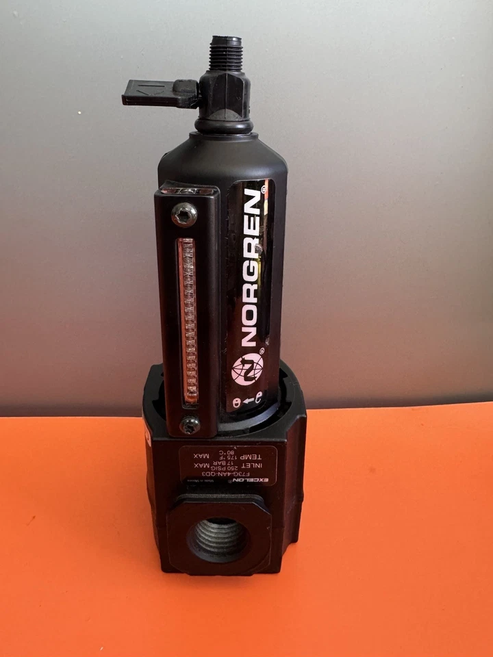 Norgren Excelon Air Filter 1/2” 250PSI. F73G-4AN-QD3  - Image 1 of 4