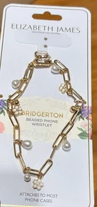 Bridgerton x Elizabeth James Spring Fling Phone Charm - Gold / Charms - Photo 1 sur 1