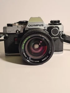 Olympus OM10 35mm SLR Film Camera w Tamron 24mm f2.5 Lens + Strap & Case. - Picture 1 of 18