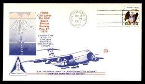 Mayfairstamps US 1976 First C5A Lands on KSC Shuttle Runway Cover aat_50965 - Picture 1 of 2