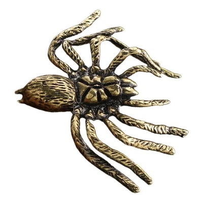  Animal Sculpture Outdoor Spider Decoration Brass Figurines Creative - Image 1 of 4