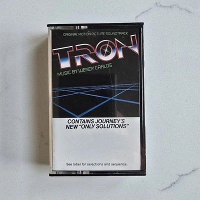 TRON (1982) Original Motion Picture Soundtrack Cassette Tape - Wendy Carlos RARE - Image 1 of 4