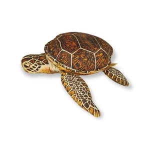 Vintage APPLAUSE WWF Determined Productions Seq Turtle 1990 Plush 11” - Picture 1 of 9