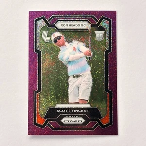 2024 Panini Prizm LIV Golf - Scott Vincent #20 Iron Heads GC Purple Pulsar (RC) - Picture 1 of 2