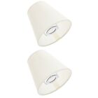 2 Pieces Cloth Chandelier Shade Small Lamp Shades Desk Lampshade