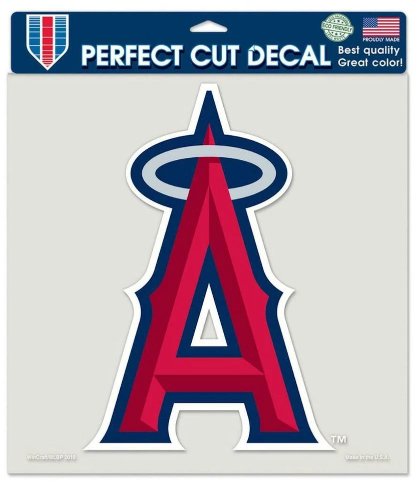 Los Angeles Angels 8"x8" Perfect Cut Car Decal [NEW] MLB Car Auto Sticker Emblem - Image 1 of 1