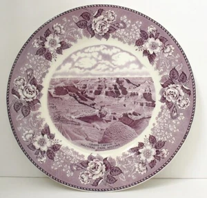 Antique Old English Staffordshire Ware, Porcelain Souvenir Plate GRAND CANYON - Picture 1 of 6