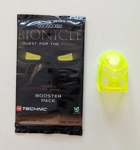 Lego Bionicle Trans-Neon grüne Kanohi Maske Miru - Bild 1 von 3