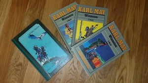 Karl May Jugendbücher, Taschenbücher , Winnetou Band 1,2,3 und Unter Geiern. - Bild 1 von 1