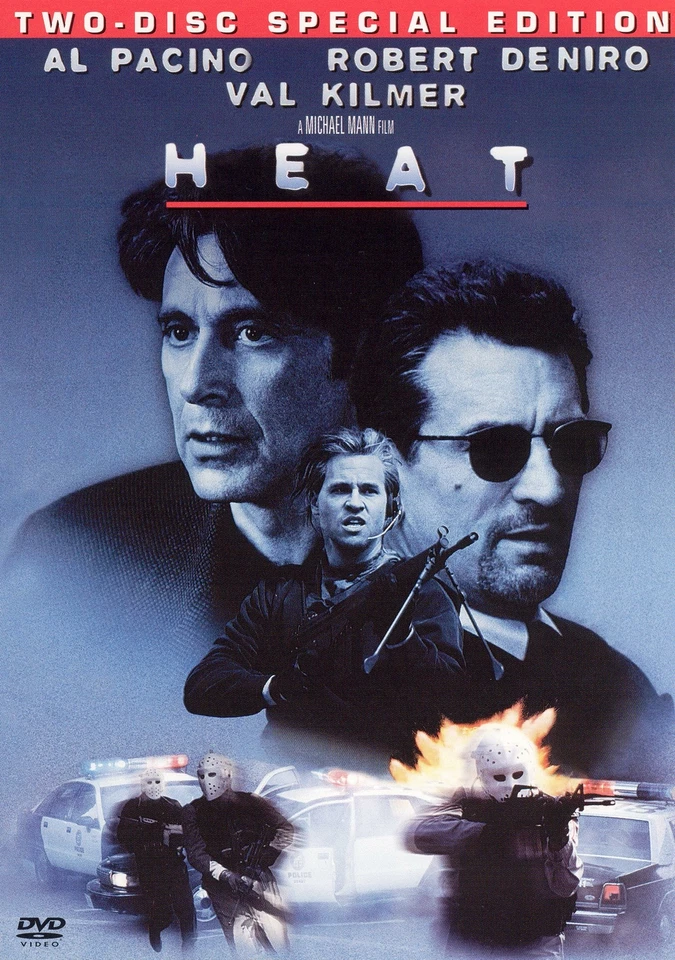 Heat [2-disc Special Edition DVD, 1995) Robert De Niro, Al Pacino, Val Kilmer - Image 1 of 1