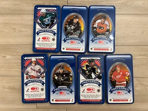 1997-98 Donruss Preferred Joe Thornton Box Topper Tin Lid /499 - Picture 1 of 3
