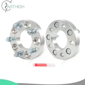 For 1994-2014 Ford Mustang Ranger 5x4.5 Wheel Spacers (2) 1" Thick 1/2" Studs - Picture 1 of 8