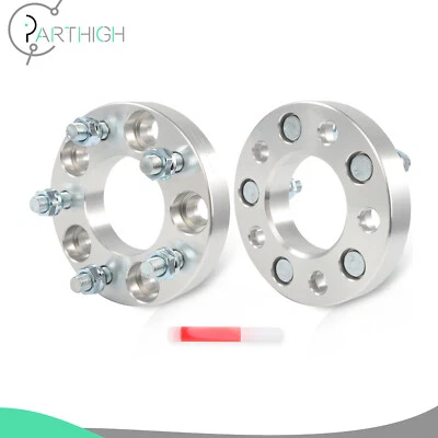 For 1994-2014 Ford Mustang Ranger 5x4.5 Wheel Spacers (2) 1" Thick 1/2" Studs - Image 1 of 4