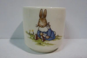 ROYAL DOULTON BUNNYKINS CHILDRENS NURSERY EGG CUP MUSICAL DRUM HORN - Picture 1 of 5