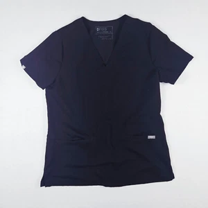 Blusa Médica Pequeña FIGS Casma Negra Tres Bolsillos para Mujer - Imagen 1 de 10
