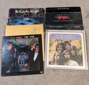8 Utopia Who White Witch Records Vinyl LPs Lot Deface The Music Adventures Tommy - Foto 1 di 9