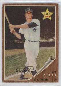 1962 Topps Jake Gibbs #281 Rookie RC
