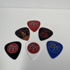 Juego de 6 púas Foo Fighters Studio 666 Dream Widow Dave Grohl Taylor 0,7 mm - Imagen 1 de 8