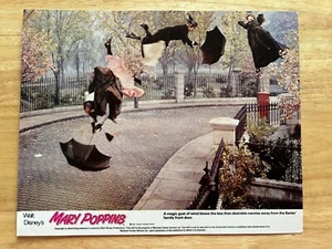 Rare Original 1964 Mary Poppins Lobby Card Disney Julie Andrews Van Dyke S85 - Picture 1 of 3