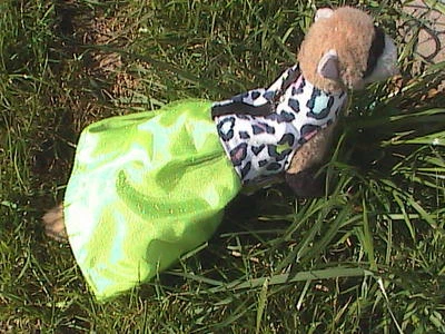 雪貂吊带裙 - 莱姆豹梦 — 第 1/4 张图片