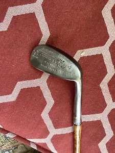 Antique Hickory Wood Shaft Wm Gibson H Logan’s Genii Mashie Niblick Golf Club - Picture 1 of 6