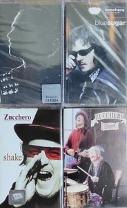 ZUCCHERO Shake Bluesugar Miserere EROS RAMAZZOTTI Eros in Concert RARE CASSETTES - Foto 1 di 17