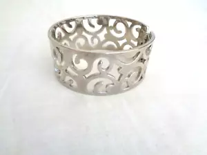 Bracciale largo tono argento (#6269) - Foto 1 di 9