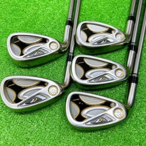 Lefty TaylorMade r7 DRAW Iron Set 5pcs 6-Pw Flex R Regular Original Carbon - Picture 1 of 9