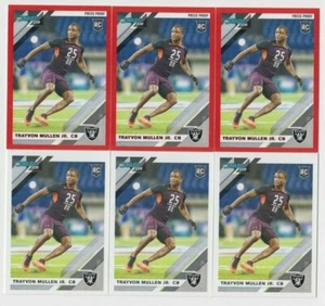 (6) Trayvon Mullen Jr. 2019 DONRUSS RED PRESS PROOF + ROOKIE LOTTO #269 RAIDERS - Foto 1 di 1
