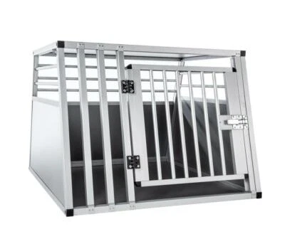 Aluminium Hundetransportbox - 82x80x60cm - Transportbox fürs Auto - Hundebox - Bild 1 von 4