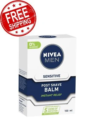 Men's Skin Personal Care Toiletries Nivea After Shave Balm Sensitive 100ml - image 1 of 2