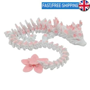 Articulated Dragon Fidget Toy PLA Executive Desk Toys 3D Printed Crystal Dragon - Picture 1 of 13