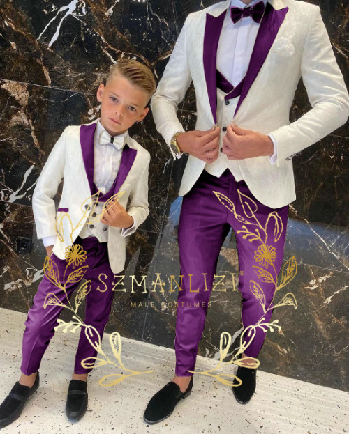 Boys Formal Wear In Purple