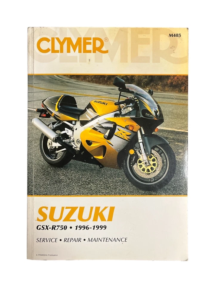 Suzuki GSX-R750 1996-1999 Service Manual Clymer M485 - Image 1 of 1